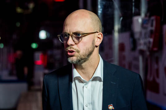 Malmö Redhawks sportchef Oscar Alsenfelt