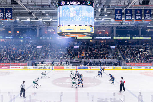 Tek under ishockeymatchen i SHL mellan Växjö och