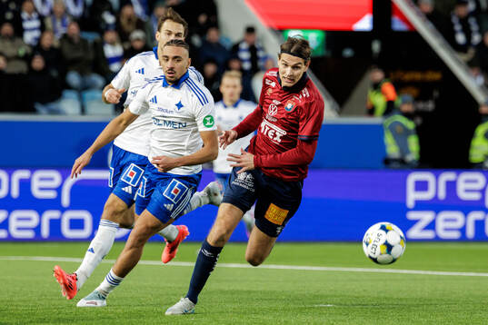 IFK Norrköpings Moutaz Neffati och Örgrytes Noah