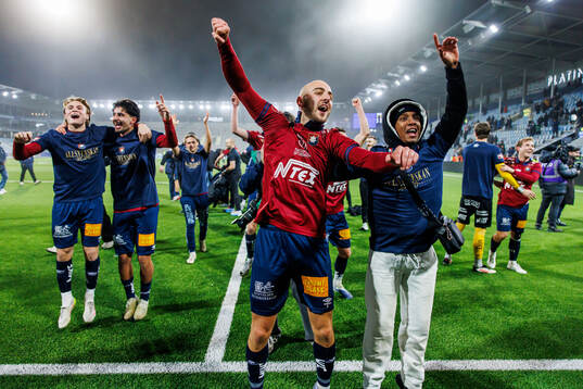 Örgrytes Amel Mujanic jublar