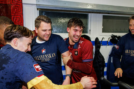 Örgrytes tränare Andreas Holmberg och Daniel Paulson
