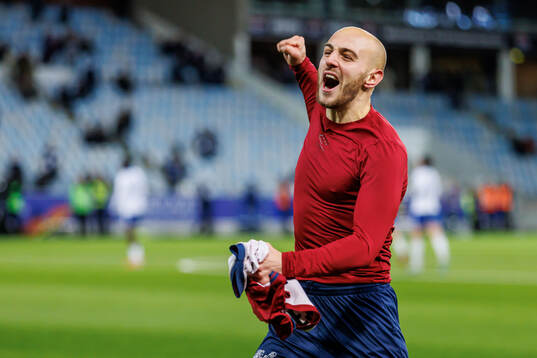 Örgrytes Amel Mujanic jublar