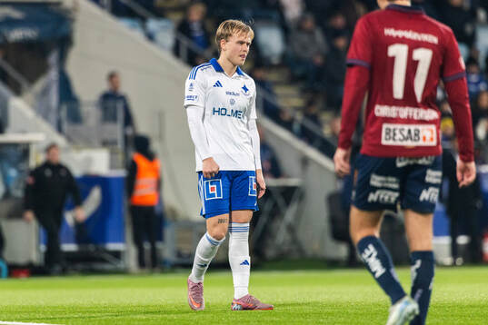IFK Norrköpings Isak Andri Sigurgeirsson deppar