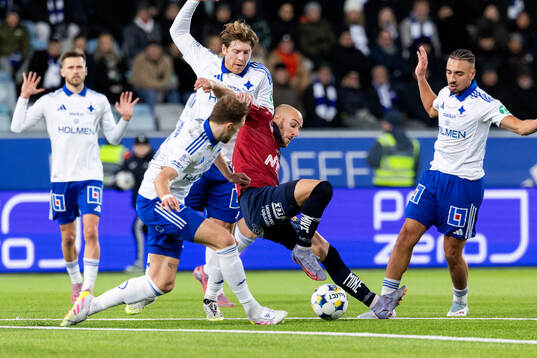 Alexander Fransson och Örgrytes Amel Mujanic