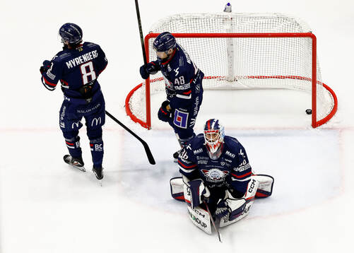 Mål 1-2 av Frölundas Max Lindholm förbi Linköpings