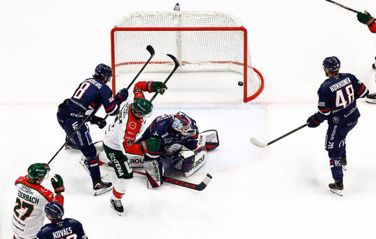 Mål 1-2 av Frölundas Max Lindholm förbi Linköpings