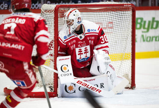 Timrås målvakt Jacob Johansson