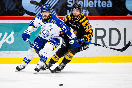 Leksands Oskar Lang och Skellefteås Viktor Grahn