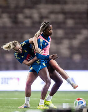 Hanna Lundkvist and Evelyn Ijeh