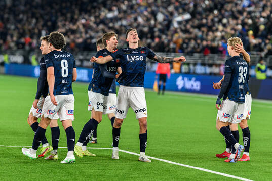 Kristoffer Askildsen of Viking celebrates