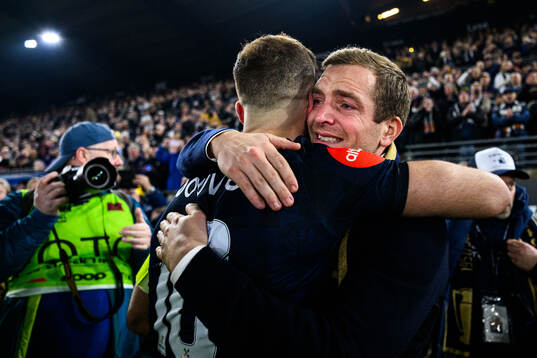 Zlatko Hovland Tripic and Kristoffer Løkberg of Viking