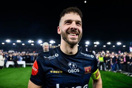Zlatko Hovland Tripic of Viking celebrates