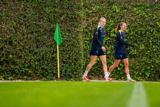 Karina Sævik and Marit Bratberg Lund of the Norwegian