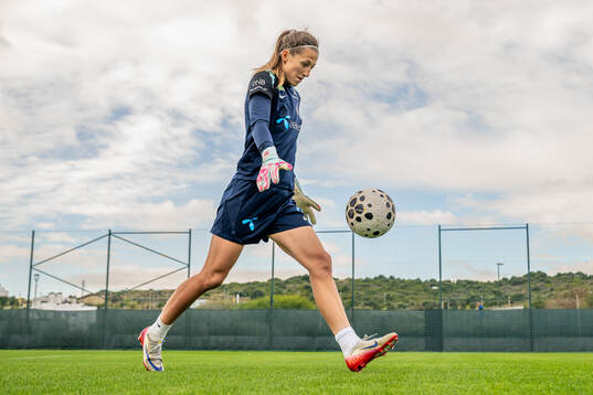 Goalkeeper Cecilie Fiskerstrand of the Norwegian women's