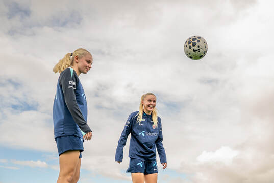 Emilie Joramo and Anna Langås Jøsendal of the Norwegian