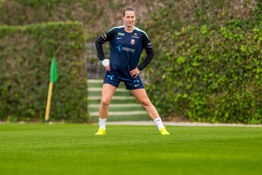 Elisabeth Terland of the Norwegian women's national