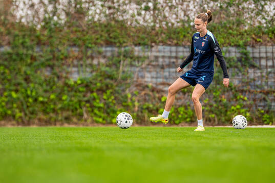Caroline Graham Hansen of the Norwegian women's national