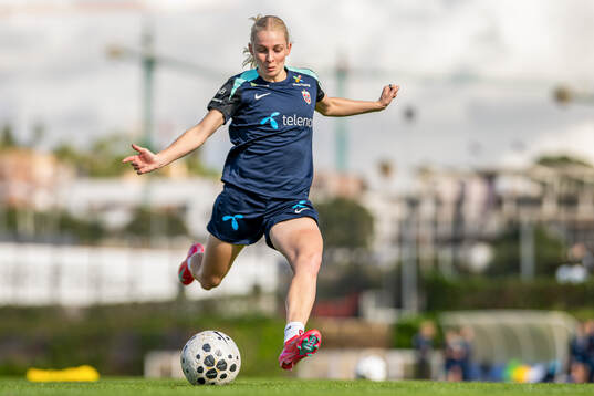 Emilie Joramo of the Norwegian women's national football