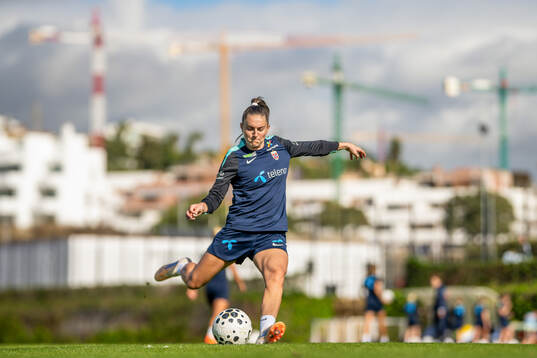 Vilde Bøe Risa of the Norwegian women's national football