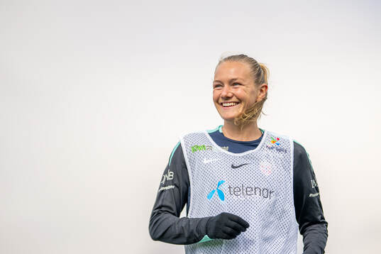 Frida Maanum of the Norwegian women's national football team