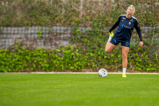 Guro Bergsvand of the Norwegian women's national football