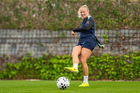 Guro Bergsvand of the Norwegian women's national football
