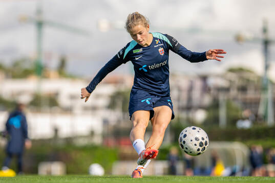 Justine Kielland of the Norwegian women's national football