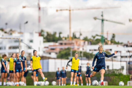 Justine Kielland of the Norwegian women's national football