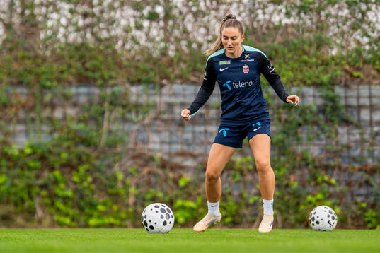 Vilde Bøe Risa of the Norwegian women's national football