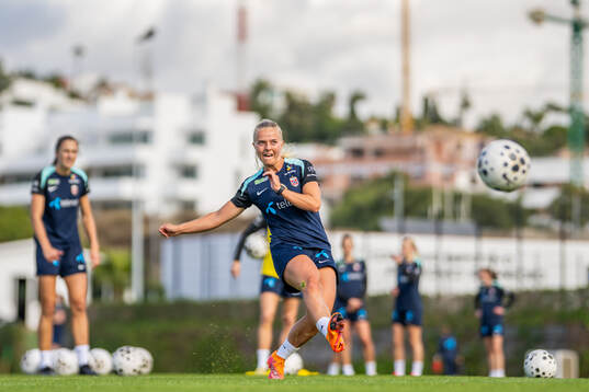 Emilie Woldvik of the Norwegian women's national football