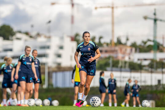 Andrea Norheim of the Norwegian women's national football