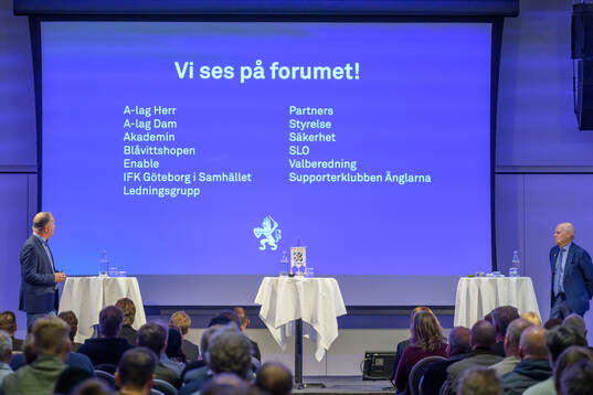 Under  ett medlemsmöte för IFK Göteborg