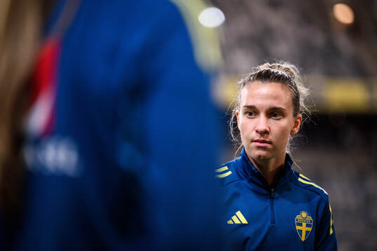 Julia Zigiotti Olme of the Swedish women's national