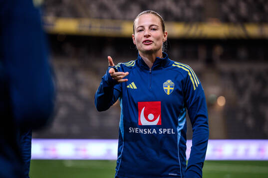 Anna Anvegård of the Swedish women's national football