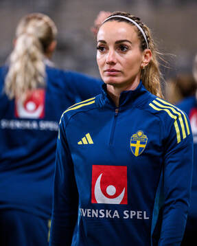 Kosovare Asllani of the Swedish women's national football