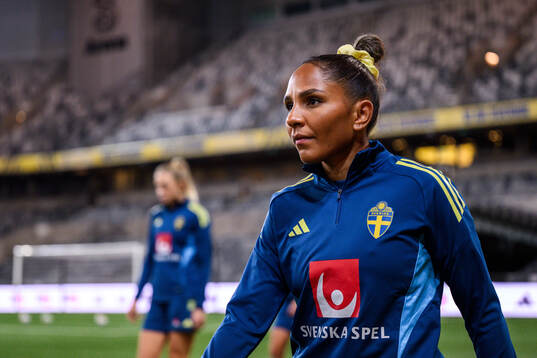 Madelen Janogy of the Swedish women's national football