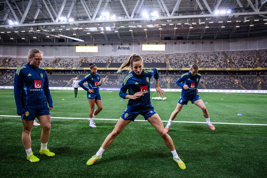 Nathalie Björn of the Swedish women's national football
