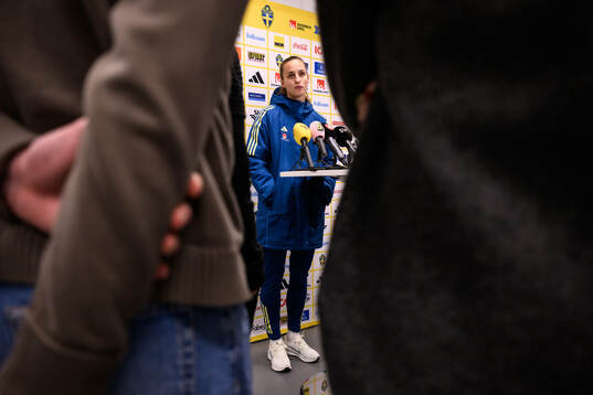 Nathalie Björn of the Swedish women's national football