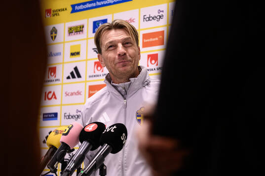 Head coach Tony Gustavsson of the Swedish women's national