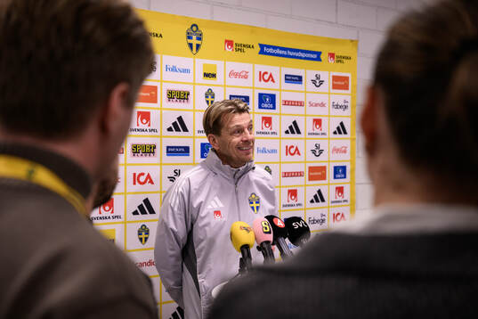 Head coach Tony Gustavsson of the Swedish women's national