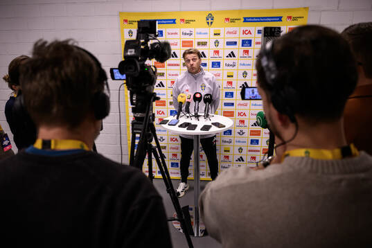 Head coach Tony Gustavsson of the Swedish women's national