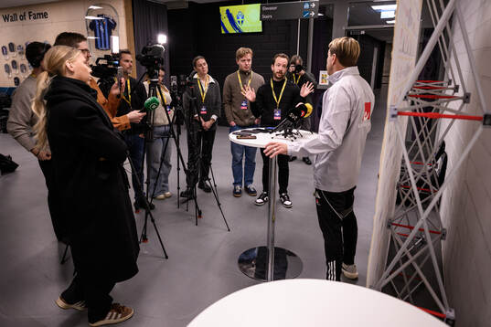 Head coach Tony Gustavsson of the Swedish women's national