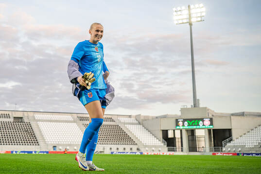 Goalkeeper Selma Panengstuen of Norway