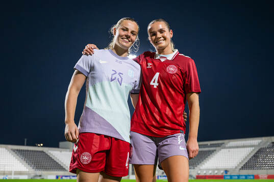Emma Færge of Denmark and Andrea Norheim of Norway