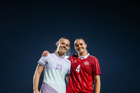 Emma Færge of Denmark and Andrea Norheim of Norway