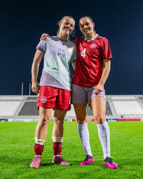 Emma Færge of Denmark and Andrea Norheim of Norway