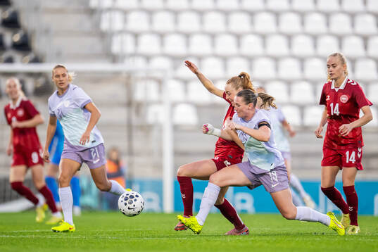 Karen Holmgaard of Denmark and Elisabeth Terland of Norway