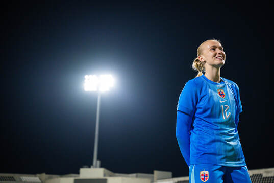 Goalkeeper Selma Panengstuen of Norway