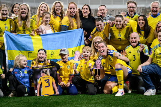Linda Sembrant of Sweden with her family