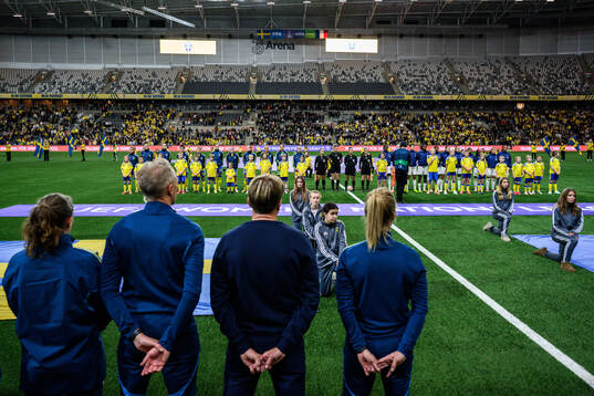 Players of Sweden and France
